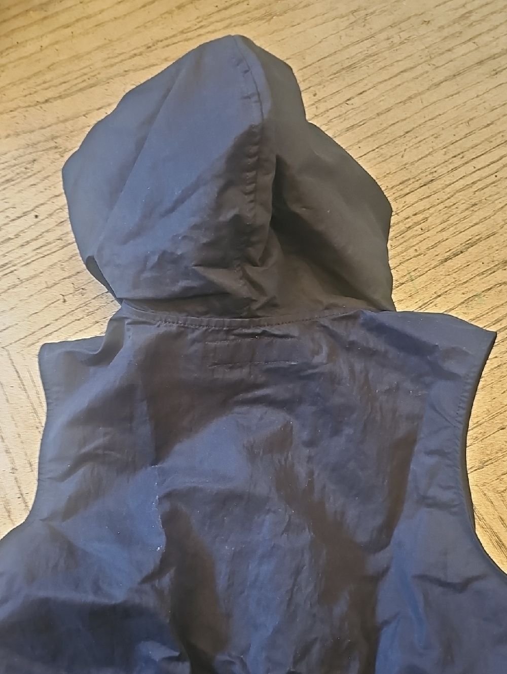 Zara Hooded Waterproof Tech Black Dress Size 11-12 - Picture 9 of 12